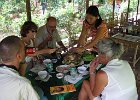 IMG 0664  Frokost i en restaurant ved en kanal til Mekong floden